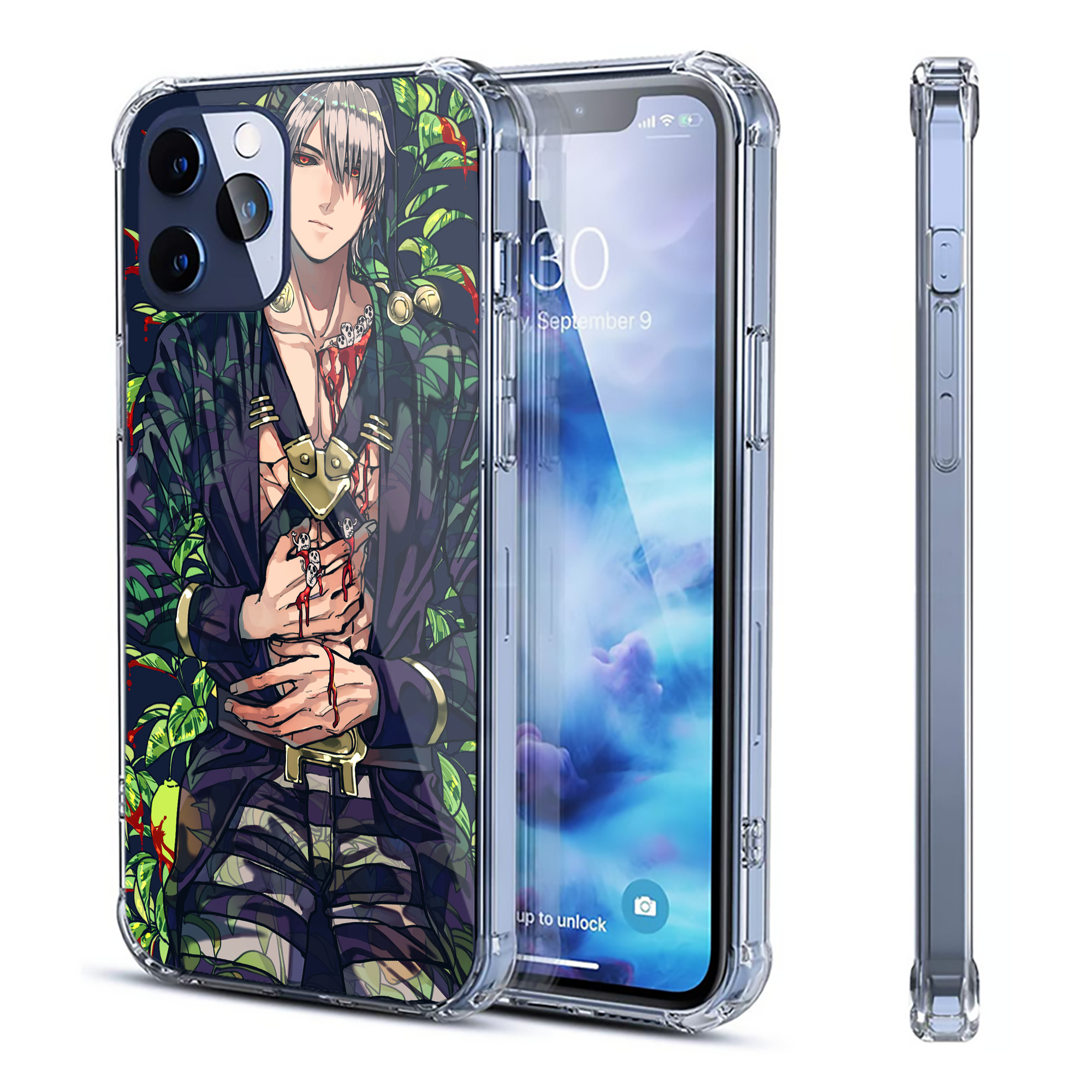 （画像用） ジョジョの奇妙な冒険 JoJo's Bizarre Adventure 【iPhone 12シリーズ対応】透明スマホケース（クリアソフトケース）